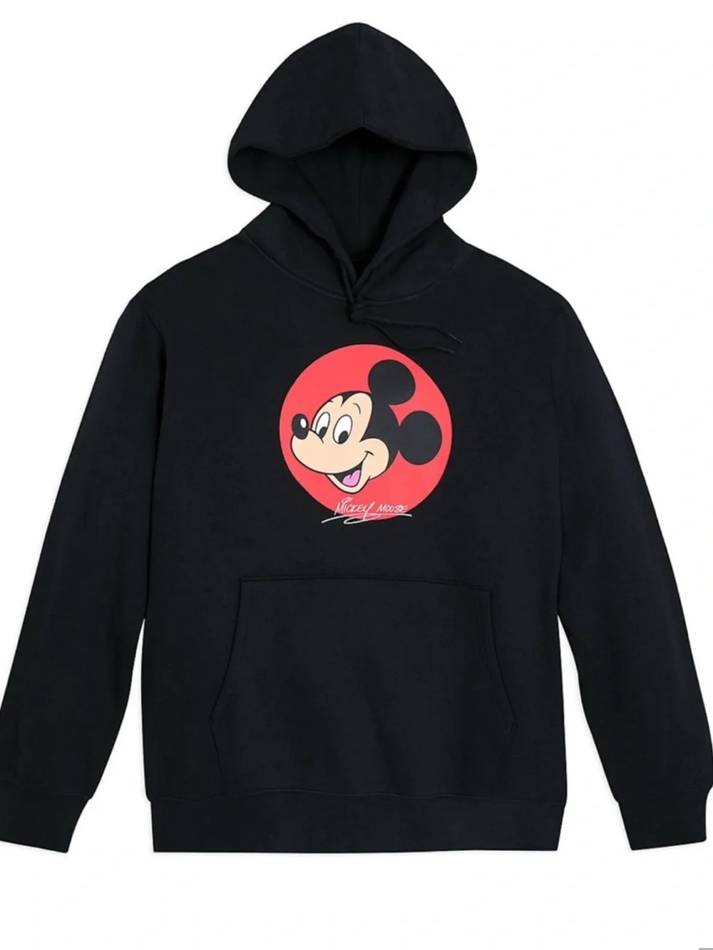 Disney Black Hoodie with Red Mickey Mouse Graphic